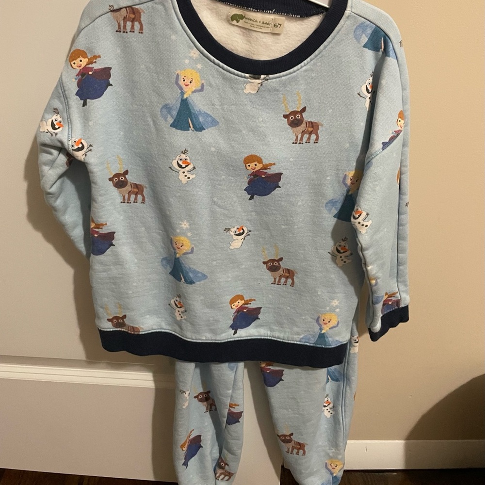 Kids Frozen Outift- Light Blue